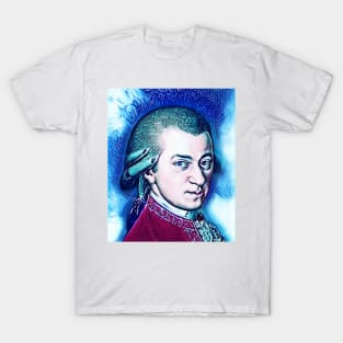 Wolfgang Amadeus Mozart Portrait | Wolfgang Amadeus Mozart Artwork 12 T-Shirt